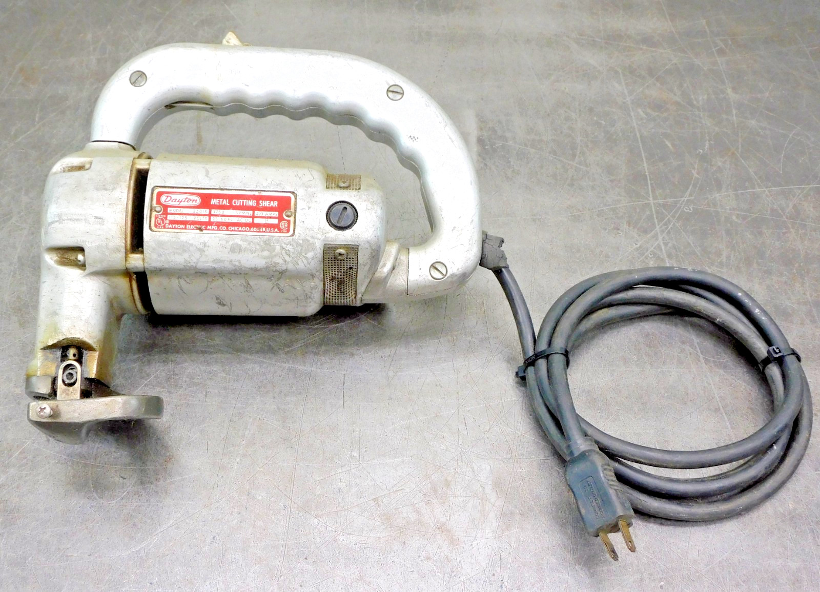 Dayton Nibbler 2Z418 Heavy Duty Vintage Cutting Shear 125V 4A Dayton Nibbler 2Z418 Heavy Duty Vintage Cutting Shear 125V 4A