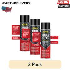 3 Pack Leak Stopper Rubber Flexx 15oz Waterproof Repair Sealant Spray picture