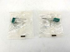 Lot of 2 New Dialight 328-0072 Illuminated Switch/Pushbutton Cap Rectangle Green picture
