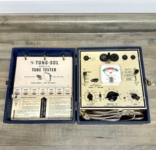 Vintage 1959 SECO Tung-Sol Model 78 Tube/Grid Circuit Tester In Case~Untested picture
