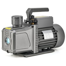 2 Stage Vacuum Pump 9 cfm 3/4 hp Rotary Vane Vacuum Pump 1.5 Micron Vacuum Oil picture