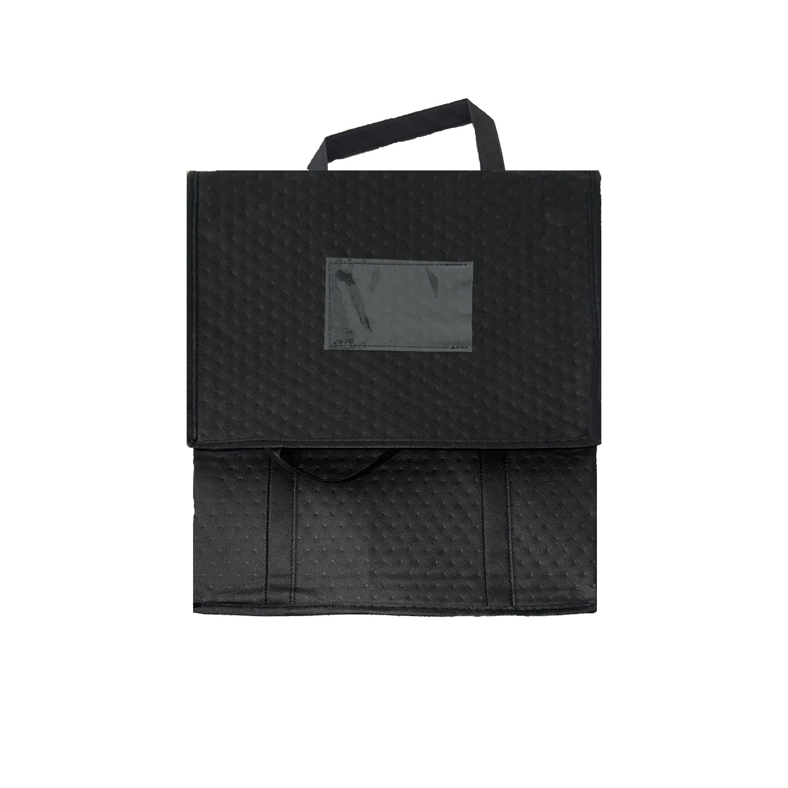 Large Black Insulated Food Delivery Bag Thermal Carrier w/ Handle Hot Cold Uber Large Black Insulated Food Delivery Bag Thermal Carrier w/ Handle Hot Cold Uber