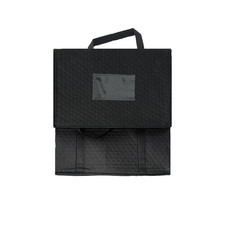 Large Black Insulated Food Delivery Bag Thermal Carrier w/ Handle Hot Cold Uber picture