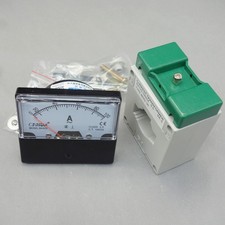 AC 100A Analog Ammeter Panel AMP Current Meter 0-100A 60*70MM with transformer picture