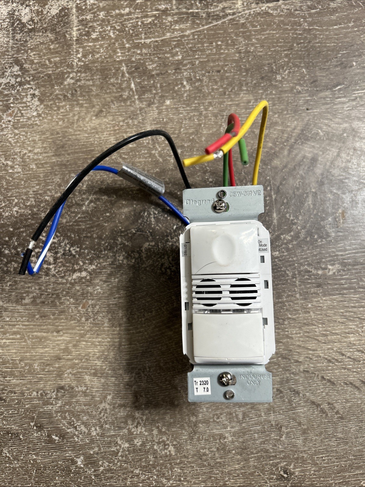 Wattstopper DSW-301-V2 Dual Tech Occupancy Wall Switch Sensor, White 120/277V Wattstopper DSW-301-V2 Dual Tech Occupancy Wall Switch Sensor, White 120/277V