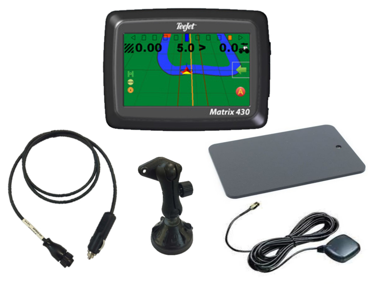 Teejet 430 Matrix Kit w/ Patch Antenna & 12V Lighter Power Cable USA Made Teejet 430 Matrix Kit w/ Patch Antenna & 12V Lighter Power Cable USA Made