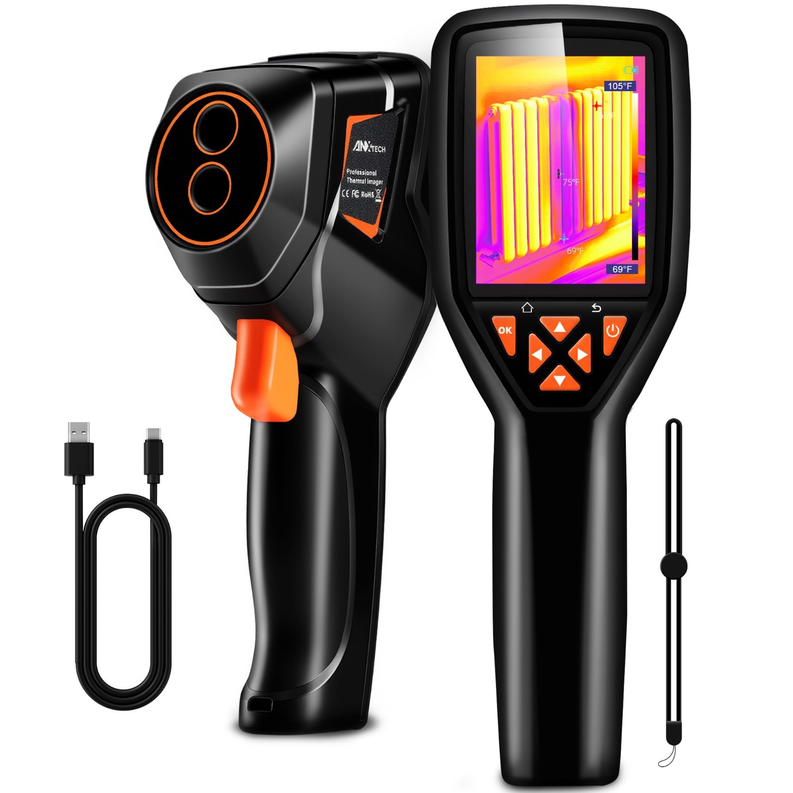 ANXTECH Infrared Thermal Imaging Camera Thermal Imager TISR Resolution 320x240