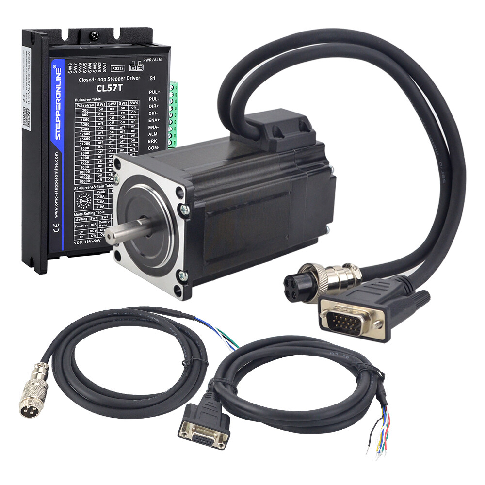 Nema23 Nema34 Hybrid Servo Motor 2Nm/3Nm/4Nm-12Nm Closed-Loop Stepper Driver Kit Nema23 Nema34 Hybrid Servo Motor 2Nm/3Nm/4Nm-12Nm Closed-Loop Stepper Driver Kit