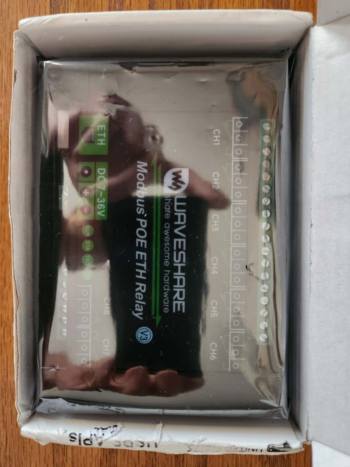 Waveshare Industrial 8-Channel Ethernet Relay Module Modbus POE ETH Relay Waveshare Industrial 8-Channel Ethernet Relay Module Modbus POE ETH Relay