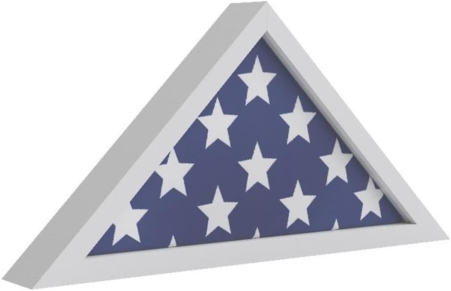 Flash Furniture Solid Wood White Display Case for 9.5 x 5 Veterans Flag Flash Furniture Solid Wood White Display Case for 9.5 x 5 Veterans Flag
