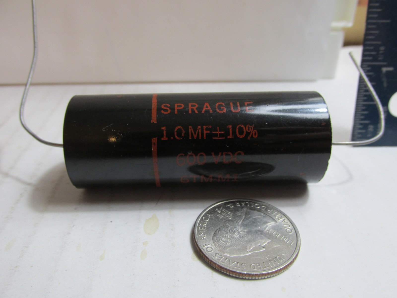 Sprague New old stock 1.0MFT+10% 600 VDC Sprague New old stock 1.0MFT+10% 600 VDC