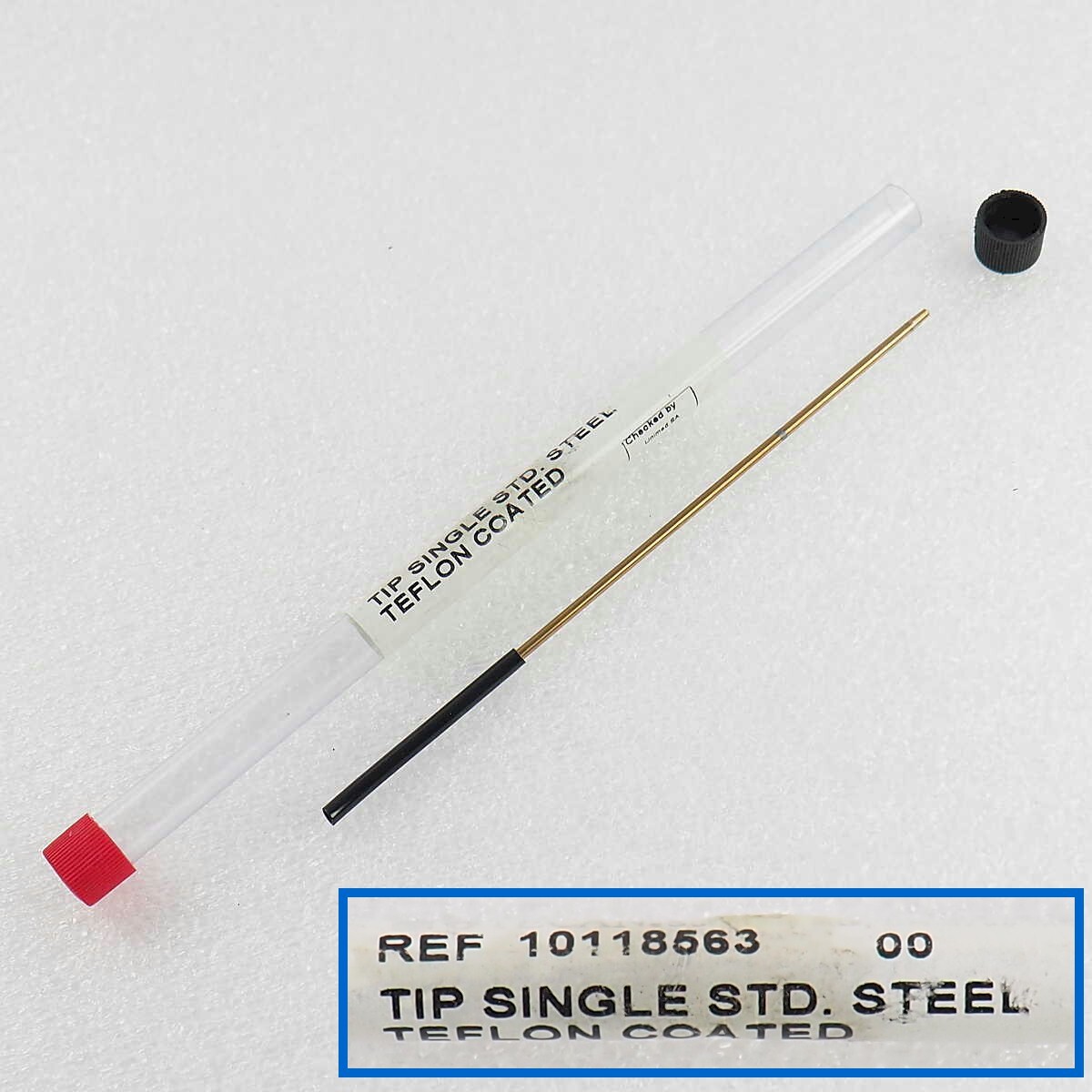 NEW Tecan 10118563 SINGLE STD TIP, TEFLON COATED stainless steel NEW Tecan 10118563 SINGLE STD TIP, TEFLON COATED stainless steel