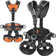 TRSMIMA Full Body Safety Harness for Climbing, Roofing & Tree Work picture