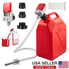 Electric Fuel Transfer Siphon Pump Battery Powered Gas Oil Water Liquid 3.2 GPM picture