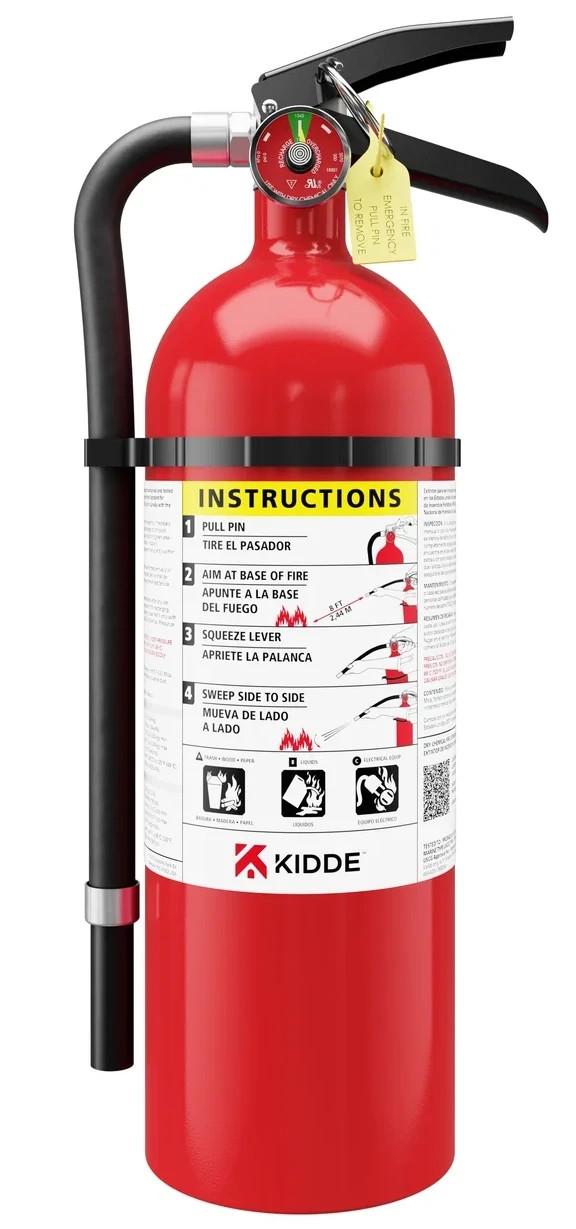 Kidde PRO 340 Commercial-Grade Fire Extinguisher 3A40BC Model PRO-5MP-1 Kidde PRO 340 Commercial-Grade Fire Extinguisher 3A40BC Model PRO-5MP-1