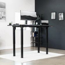 VIVO Black Electric Dual-Motor Height Adjustable 4-Leg Standing Desk Frame picture