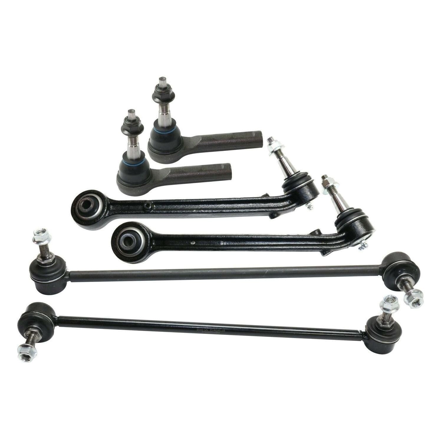 2pcs Front Ctrl Arms Sway Links Tie Rods Kit Greasable NonAdj Camaro 3.6 2pcs Front Ctrl Arms Sway Links Tie Rods Kit Greasable NonAdj Camaro 3.6