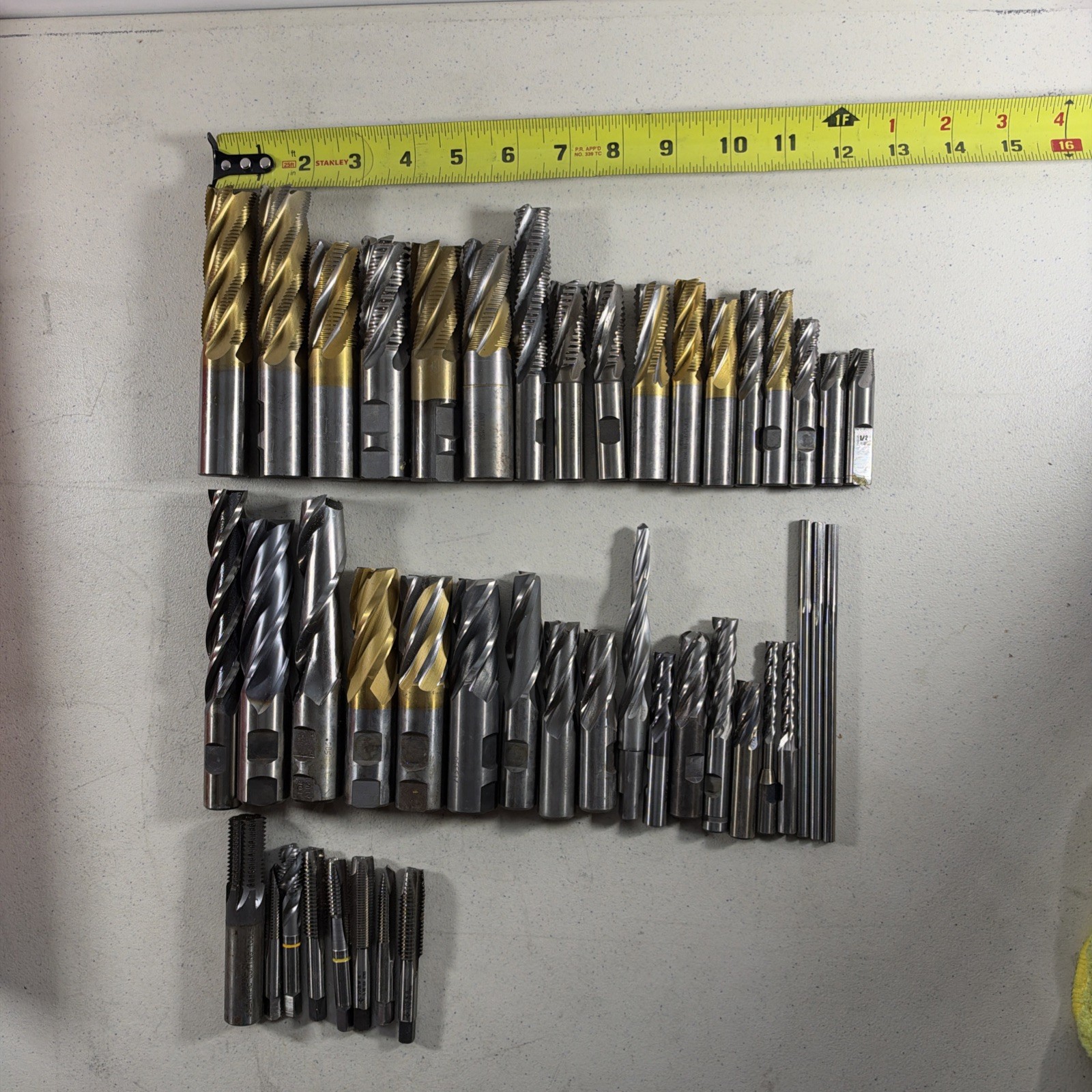 Large Lot Of End Mills And Other Machining Tools Higher End Large Used 