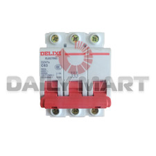 New In Box DELIXI DZ47S Circuit Breaker Air Switch 3P 63A picture