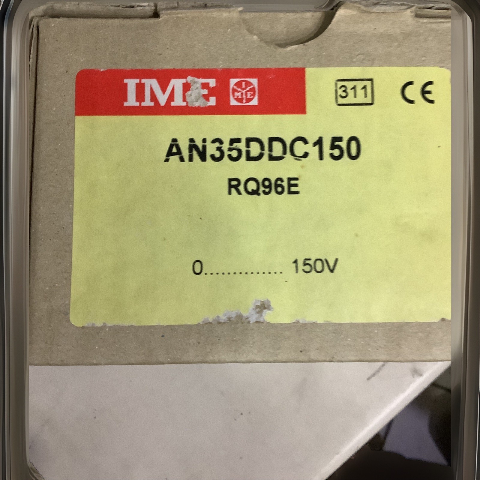IME AC voltmeter AN35DDC150 RQ96E 0. 150V NSMP thermal-magnetic IME AC voltmeter AN35DDC150 RQ96E 0. 150V NSMP thermal-magnetic