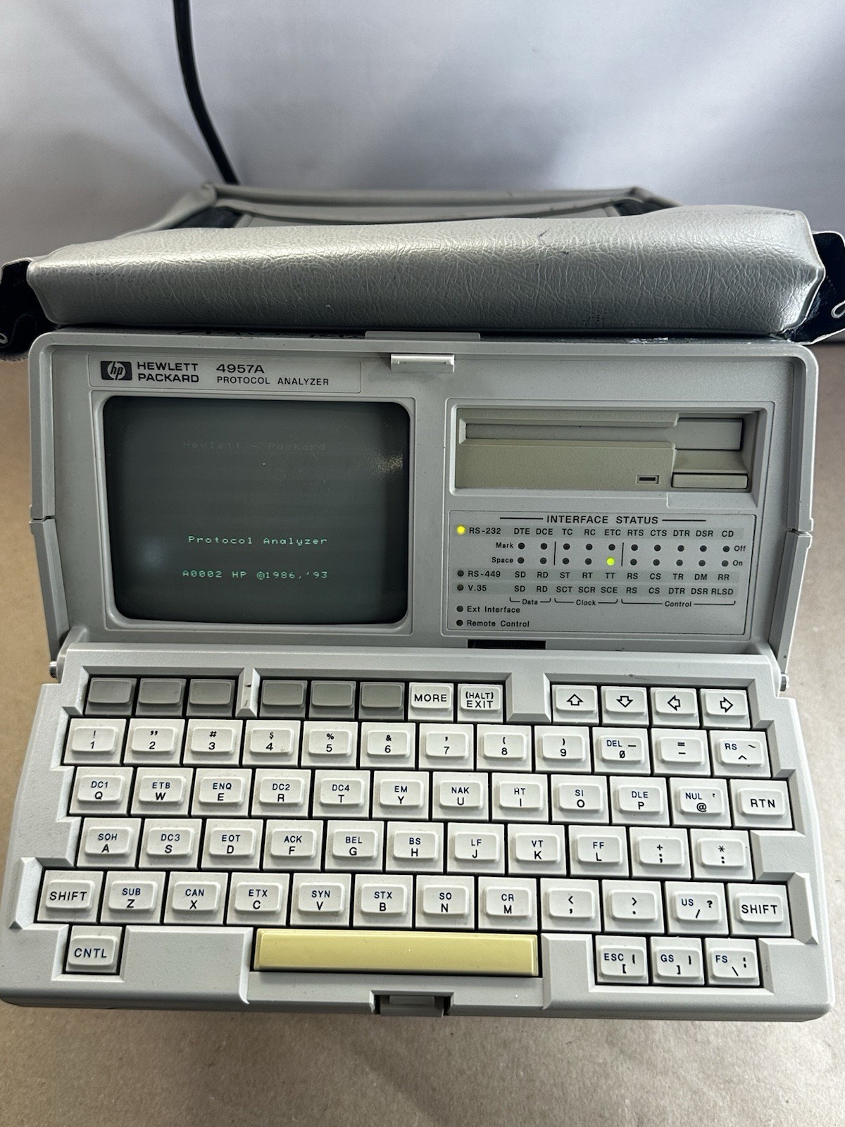HP Hewlett Packard 4957A Protocol Analyzer Vintage Test Equipment – Powers On HP Hewlett Packard 4957A Protocol Analyzer Vintage Test Equipment – Powers On