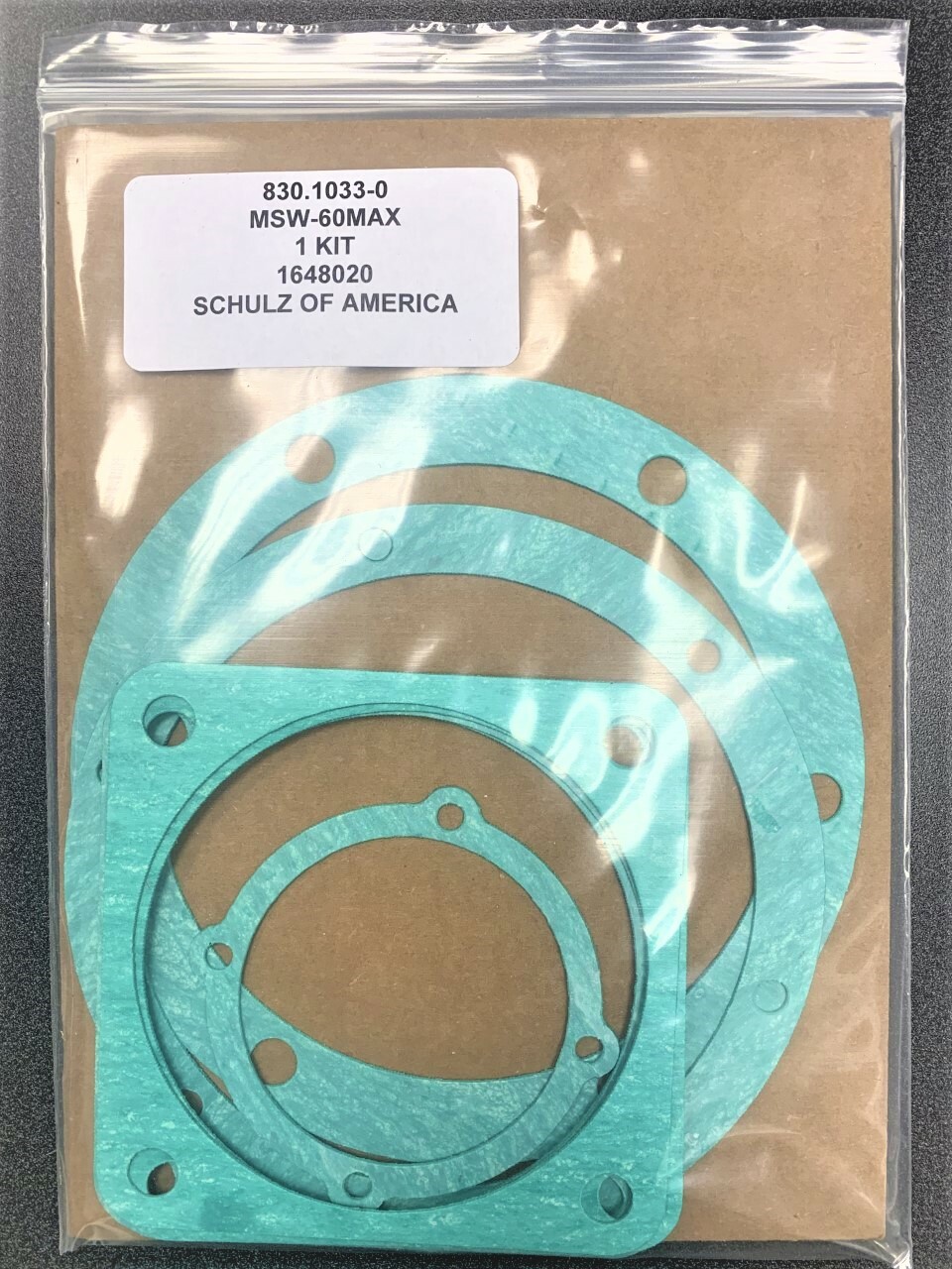 SCHULZ REPLACEMENT PART - CRANKCASE GASKET KIT - 830.1033-0 - MAX PUMP SCHULZ REPLACEMENT PART - CRANKCASE GASKET KIT - 830.1033-0 - MAX PUMP