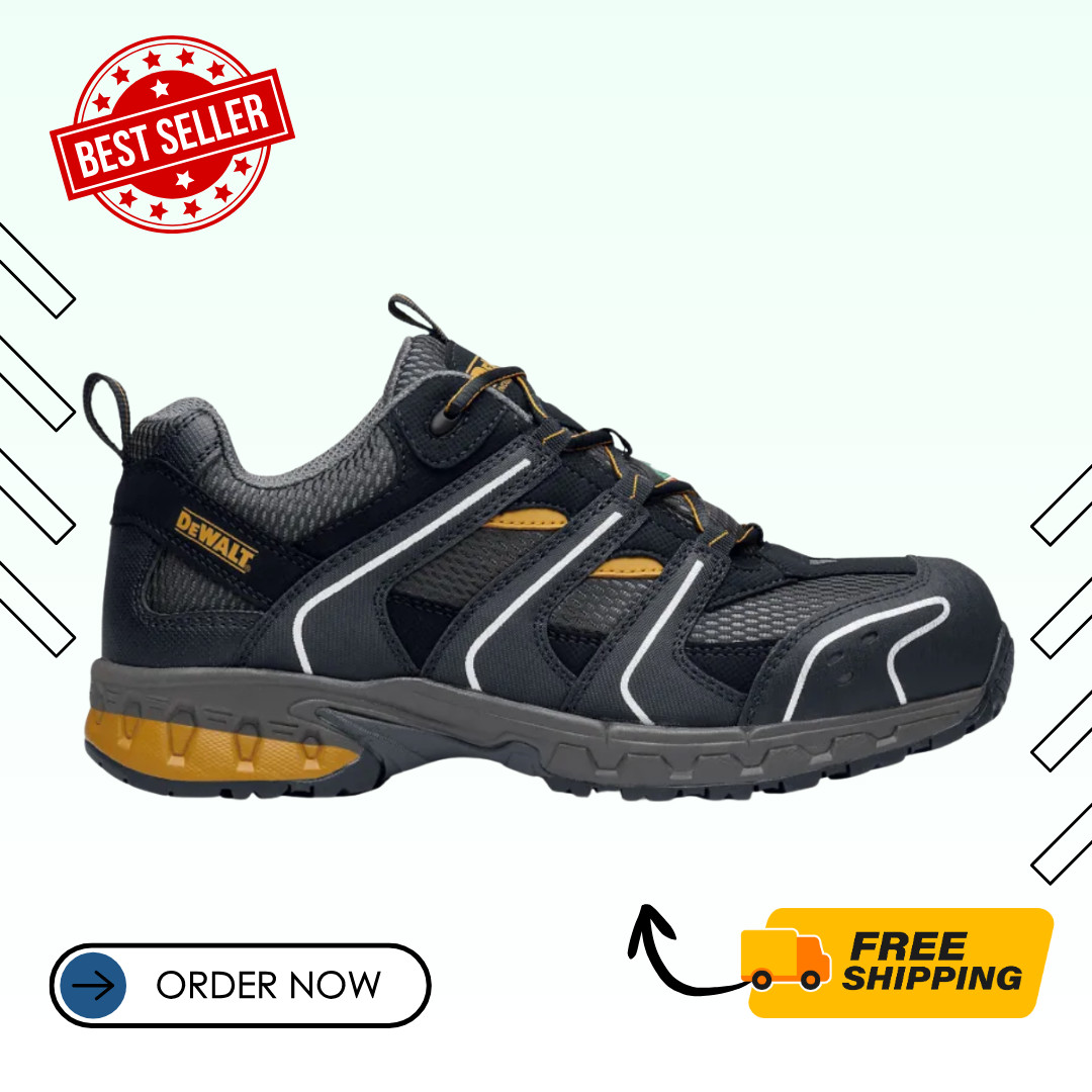 [BIG SALE] DEWALT Torque Low CSA Steel Toe Steel Plate Work Shoes Black Wide Cut