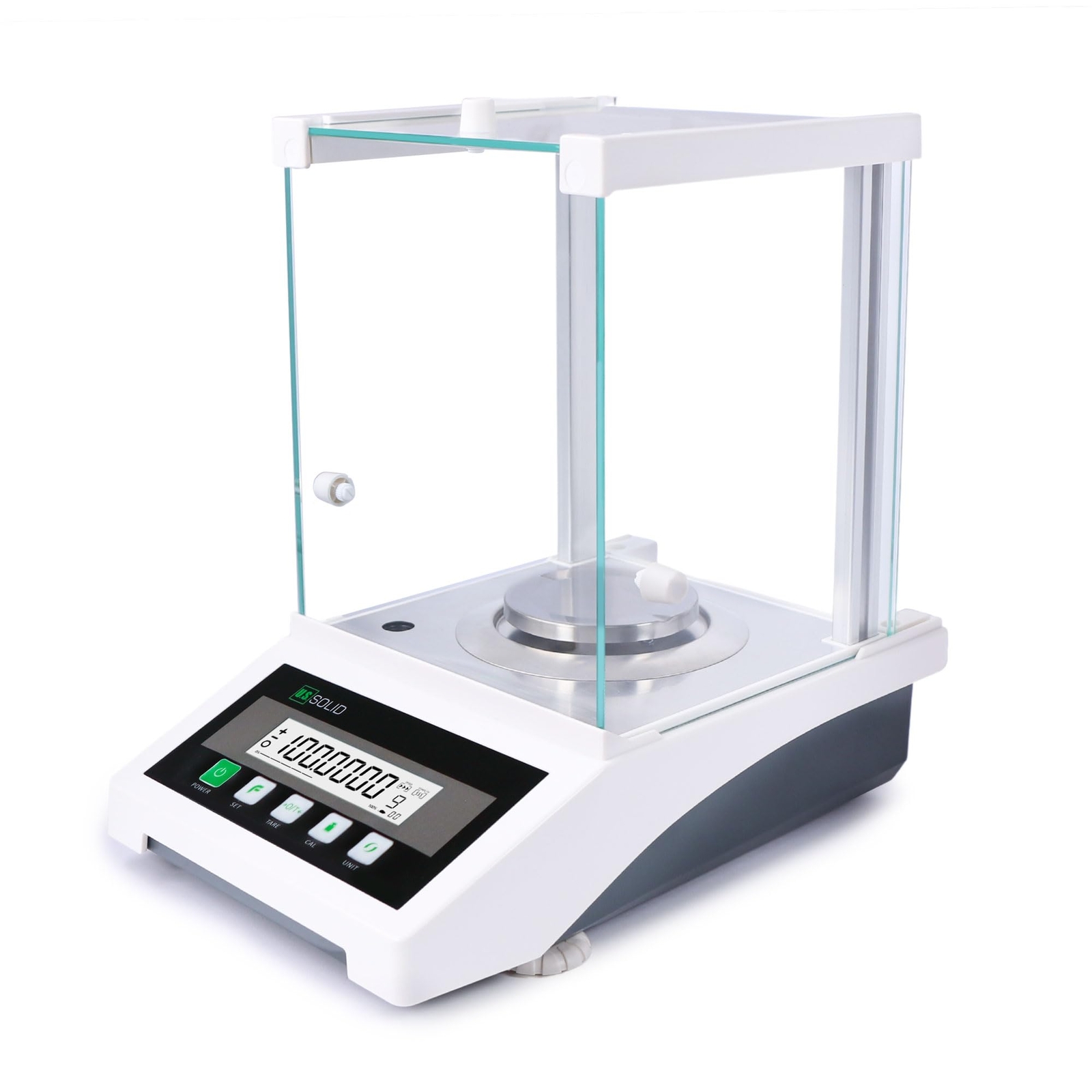 U.S. Solid 200g x 0.0001g Analytical Balance with Automatic Internal Calibration