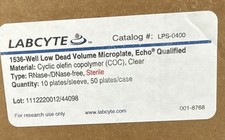 NEW Lot 2x (50Cs) LABCYTE 384-Well COC Echo Q. Low Dead Volume LPS-0400 picture