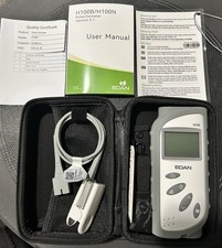 NEW PRICE Edan H100B Pulse Oximeter w/ Carry Case Hard-Shell Adult SpO2 Sensor picture