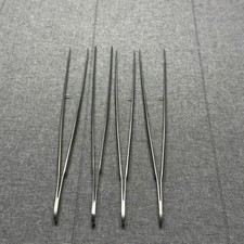 Lot 4 German Atraumatic Tissue Forceps Jarit 285-I28 V Mueller XGEZ Stainless picture