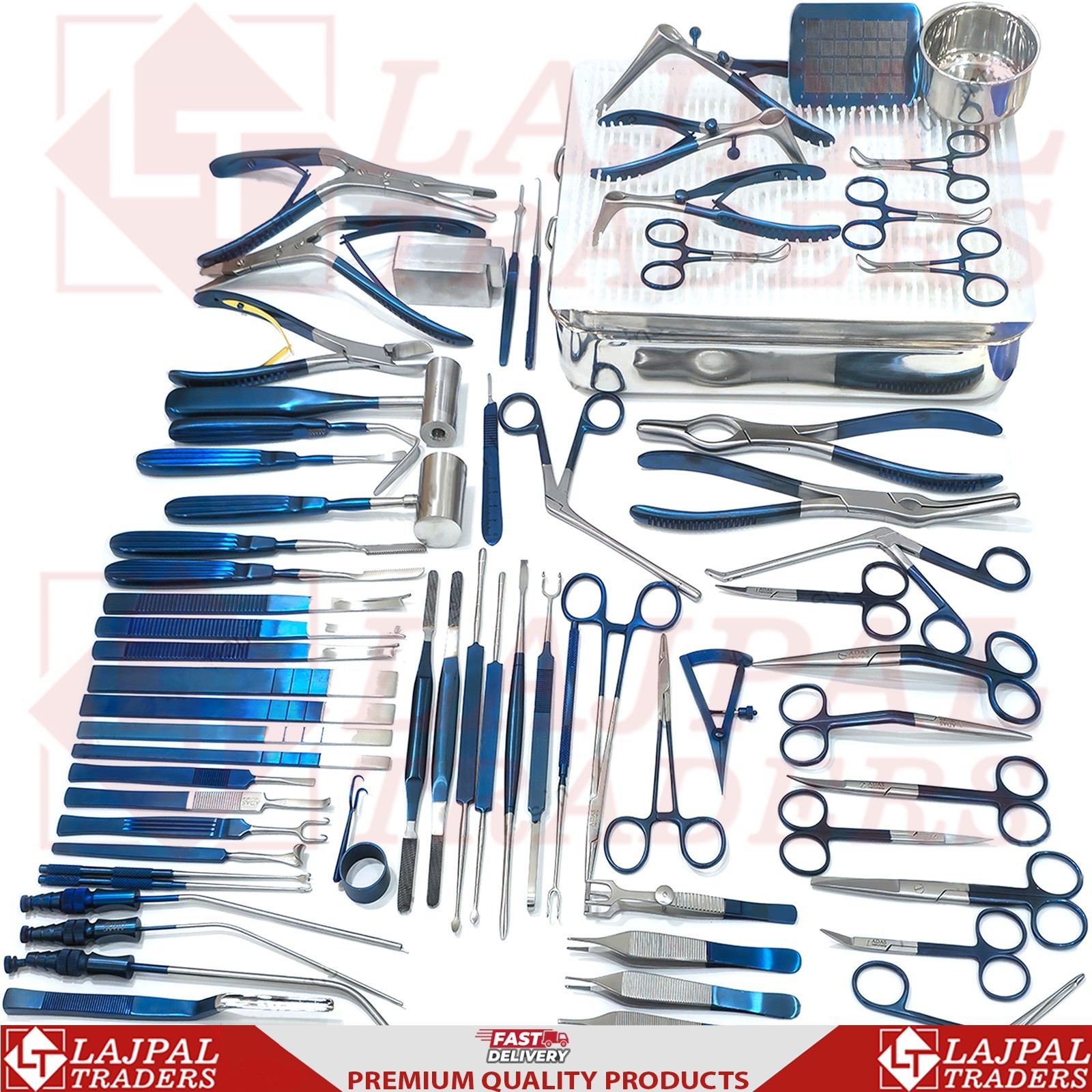 Advance Rhinoplasty Instruments 66 Pcs High Qaultiy Instruments Blue Titanium CE Advance Rhinoplasty Instruments 66 Pcs High Qaultiy Instruments Blue Titanium CE