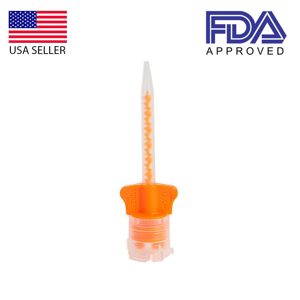 50-1000 Pcs DX-Mixer Dental HP Mixing Tips Crown & Bridge 10:1/4:1 Ratio 50-1000 Pcs DX-Mixer Dental HP Mixing Tips Crown & Bridge 10:1/4:1 Ratio
