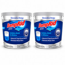 DampRid 10.5 oz Fragrance Free Bucket Refillable Moisture Absorber - 2 PACK picture