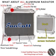 2-Rows Aluminum Radiator Fits Kawasaki FD750D FD711D FD791D FD851D #39061-2065 picture