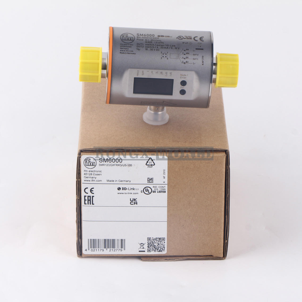 1pc new IFM SM6000 Magnetic-inductive flow meter One year warranty 1pc new IFM SM6000 Magnetic-inductive flow meter One year warranty