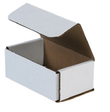 1-450 CHOOSE QUANTITY 5x3x2 Corrugated White Mailers Packing Boxes 5