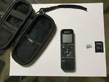SONY ICD-PX470 Stereo Digital Voice Recorder With Case Memory Card & Adapter Lot picture