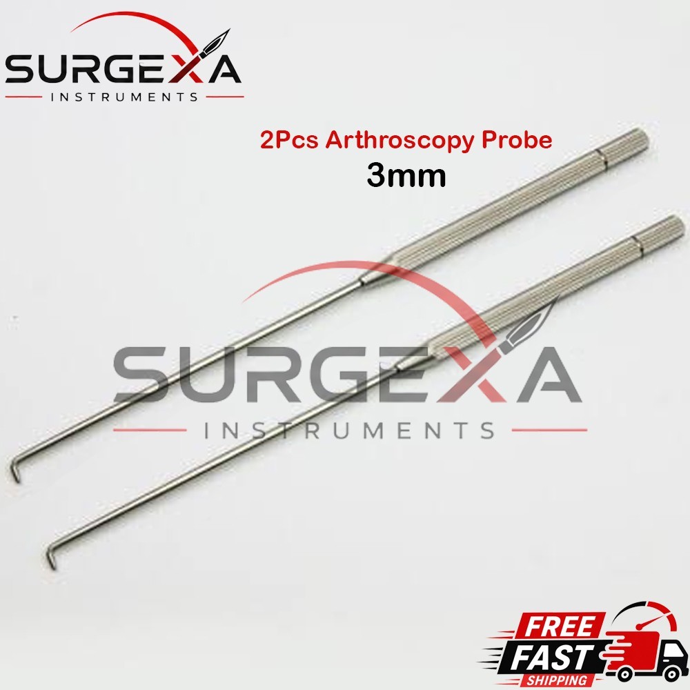Arthroscopy Hook Knife 3mm,2 PCs Set- German Steel- Arthroscopic instruments Set Arthroscopy Hook Knife 3mm,2 PCs Set- German Steel- Arthroscopic instruments Set