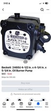 Suntec 2460GU Oil Burner Pump A2VA-7116 NEW  USA ONLY  picture