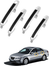 Exterior Door Handle Set 4PC Hyundai Sonata 2005-2010 Front Rear Left Right picture