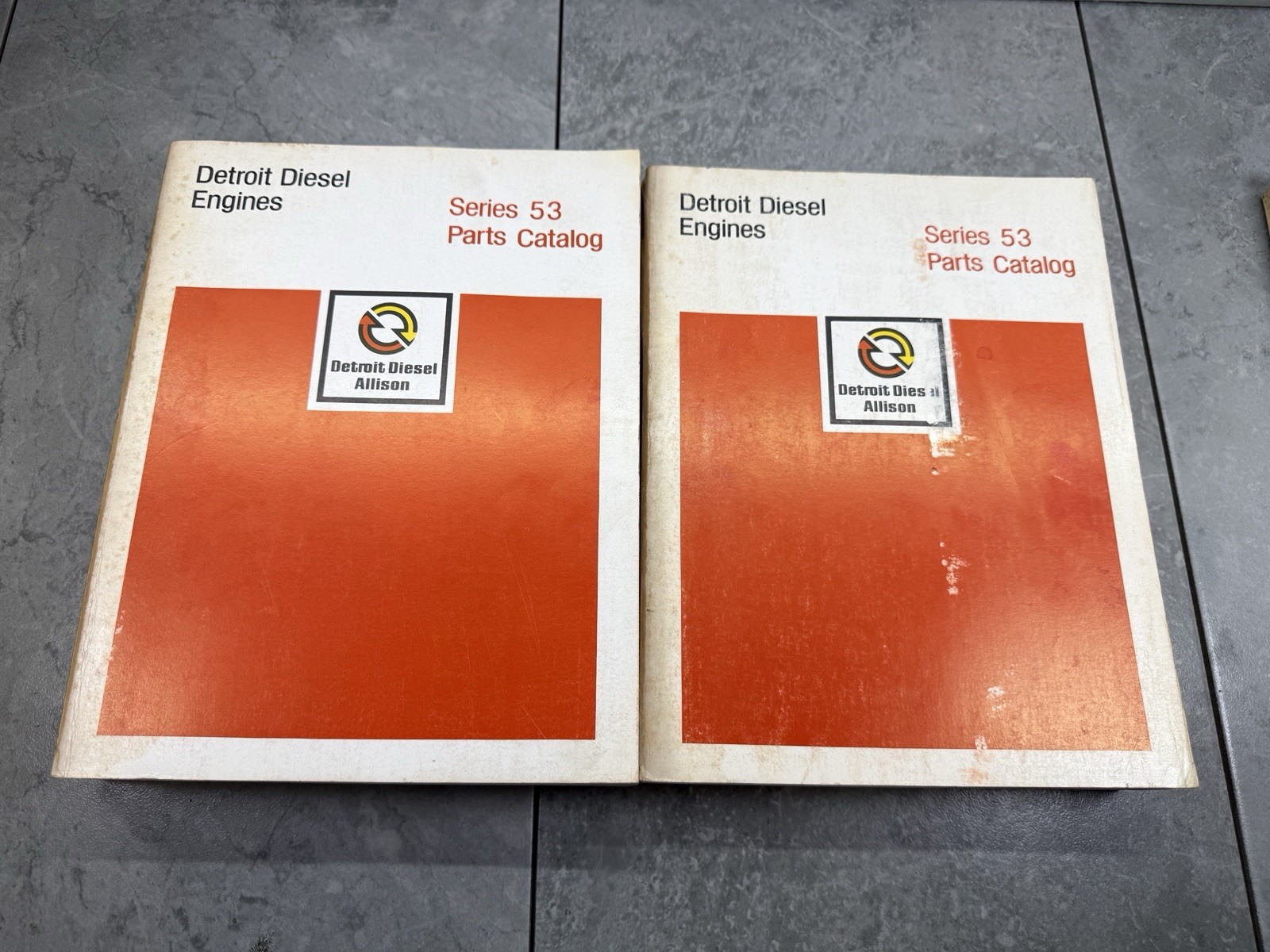 Detroit Diesel Engines Series 53 Parts Catalog Volume 1 & 2 OEM 1977 Detroit Diesel Engines Series 53 Parts Catalog Volume 1 & 2 OEM 1977