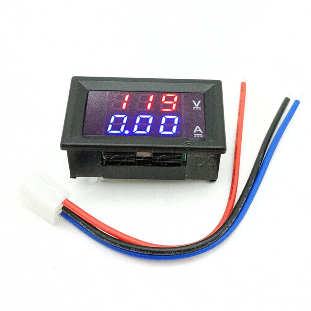 DC120V 10/50/100A LED Digital Panel Voltage Meter Tester Gauge Voltmeter Ammeter