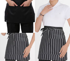 Waitress Waiter Server Waist Apron w/Pockets Cooking Kitchen Chef Busboy Uniform picture