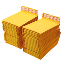 50/100/200/500 Kraft Bubble Mailers Padded Envelope Shipping Bags Seal Any Size  picture