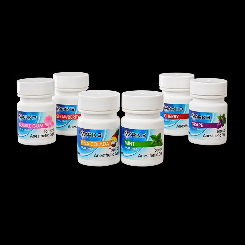 3X MARK3 Dental Topical Anesthetic Gel 20% Benzocaine 1oz Jar Made in USA 3X MARK3 Dental Topical Anesthetic Gel 20% Benzocaine 1oz Jar Made in USA
