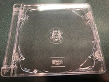 10 PCS NEW CLEAR ORIGINAL SINGLE SUPER JEWEL BOX W/SJB LOGO, LARGE HINGE,O-SJB picture