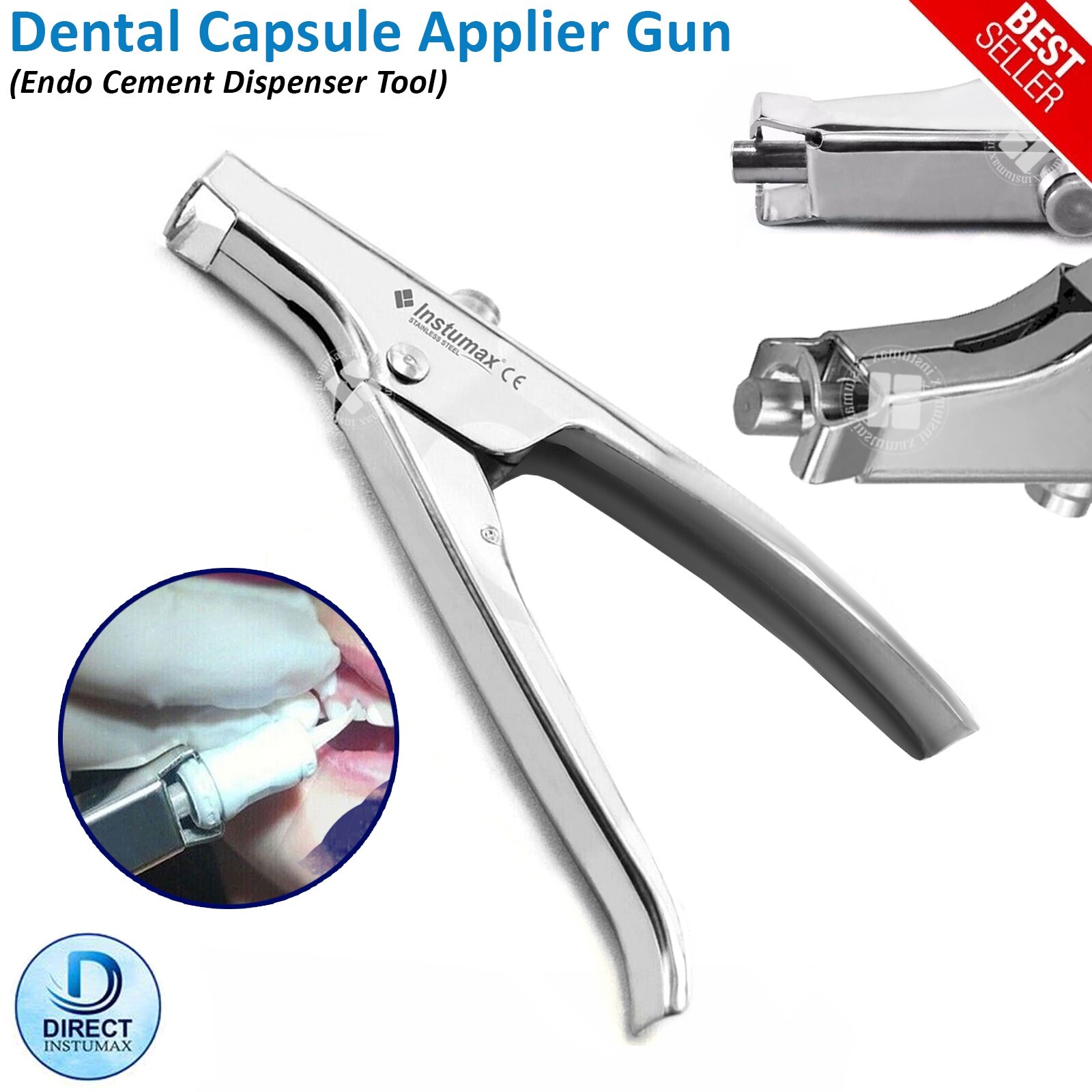 INSTUMAX DENTAL CAPSULE APPLIER APPLICATOR ACTIVATOR GUN GC FUJI SDI AUTOCLAVE INSTUMAX DENTAL CAPSULE APPLIER APPLICATOR ACTIVATOR GUN GC FUJI SDI AUTOCLAVE