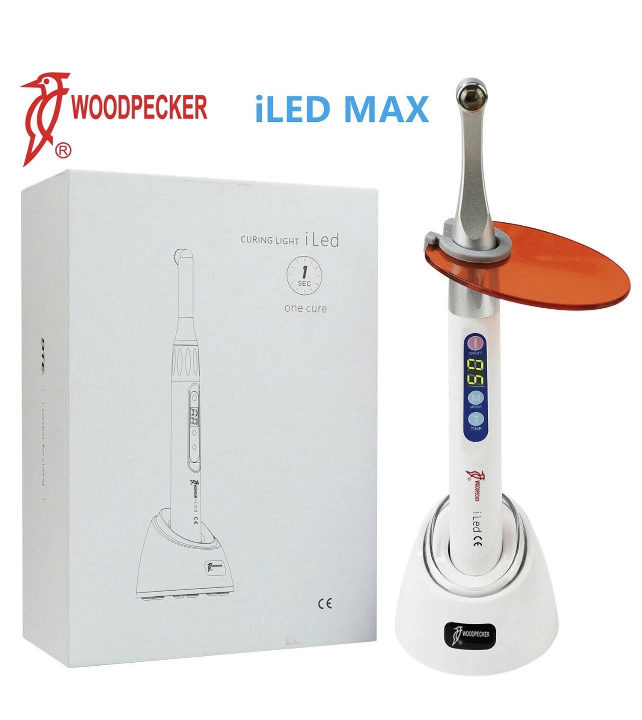 100% Genuine Woodpecker iLed Max Light Lamp Metal Head White 100% Genuine Woodpecker iLed Max Light Lamp Metal Head White