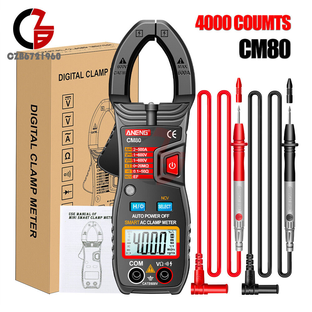 ANENG CM80 CM81 Digital Diode Temperature Capacitance Frequency Clamp Ammeter